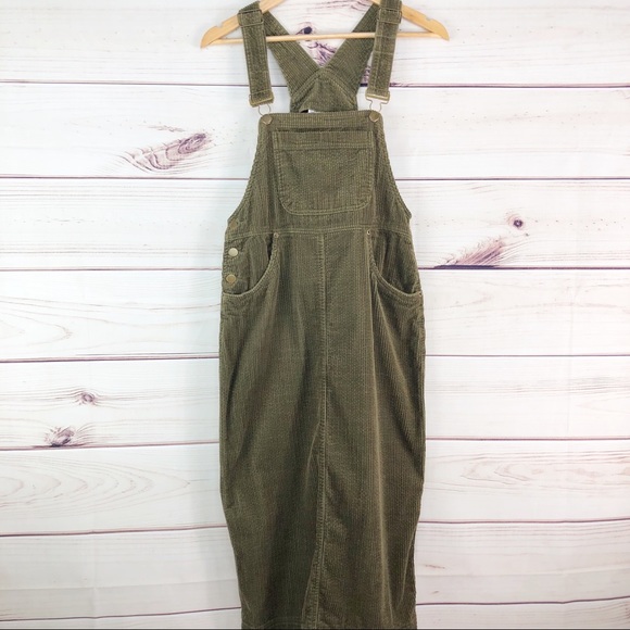 fads Dresses & Skirts - D247 Vintage corduroy suspenders jumper dress